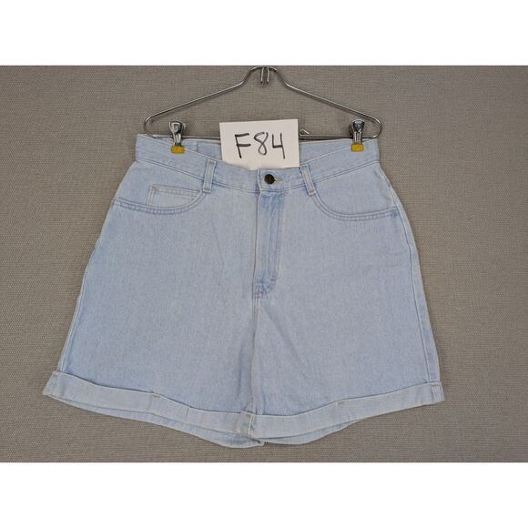 Riders Denim Jeans Shorts Size 14M High Waisted USA Light Blue Vintage -0925F84 - Picture 7 of 7